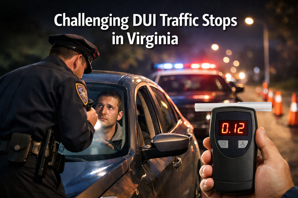 Challenging DUI Traffic Stops in Virginia - challenging DUI traffic stop in Virginia
