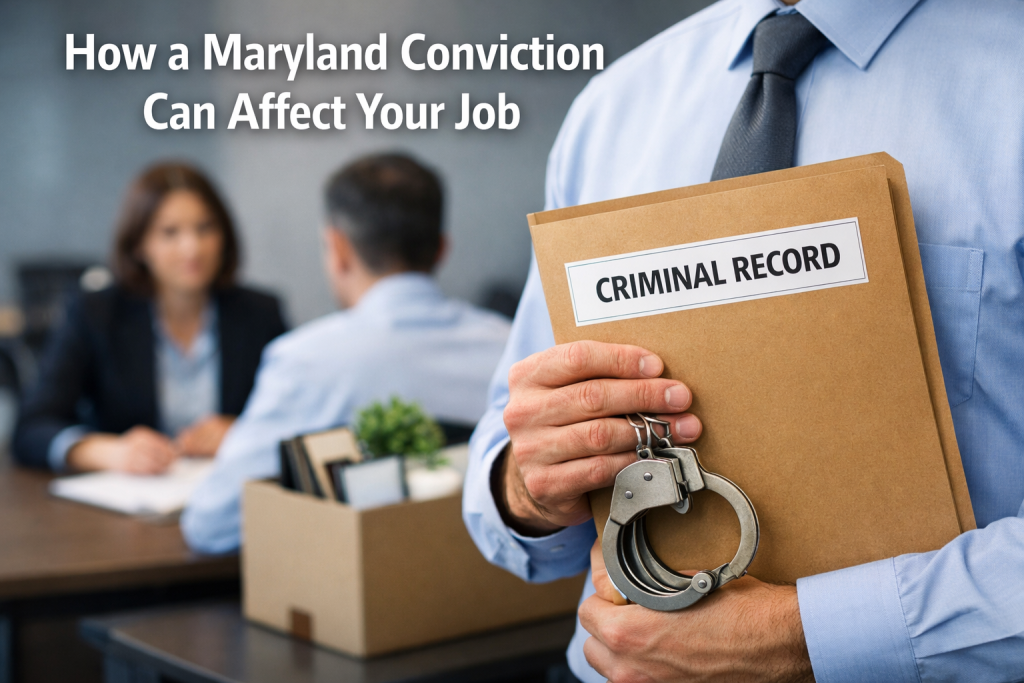 How a Maryland Conviction Can Affect Your Job - Maryland criminal conviction employment consequences