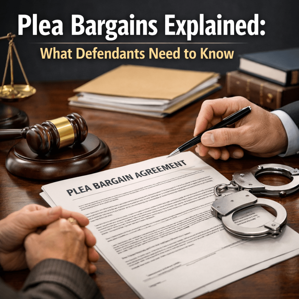 Plea Bargains Explained: What Defendants Need to Know - plea bargain