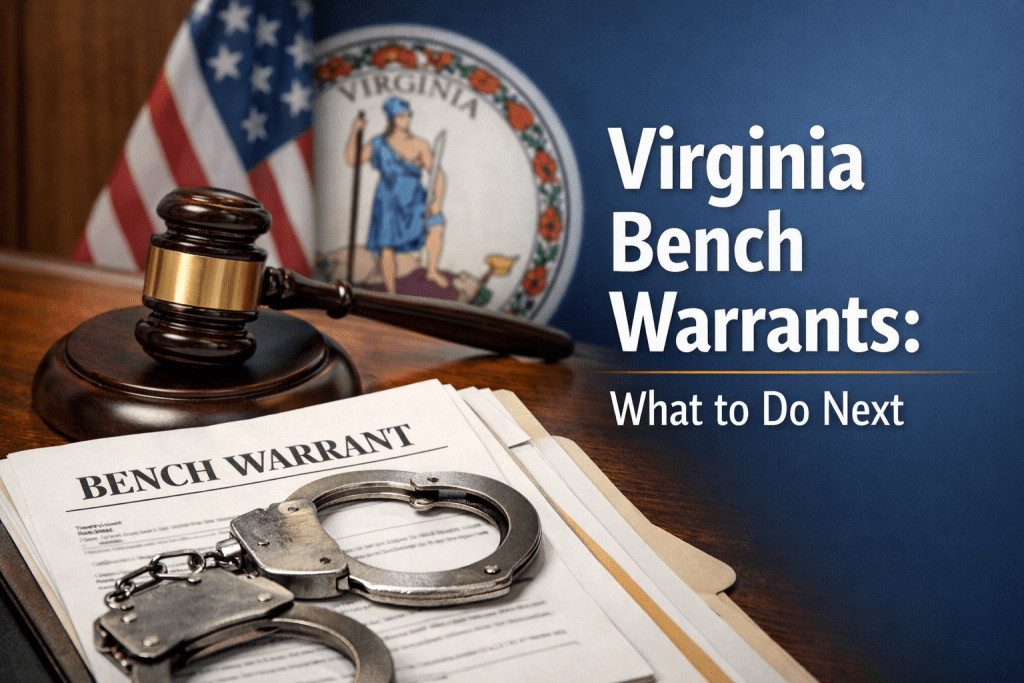 Virginia Bench Warrants: What to Do Next - bench warrant in Virginia