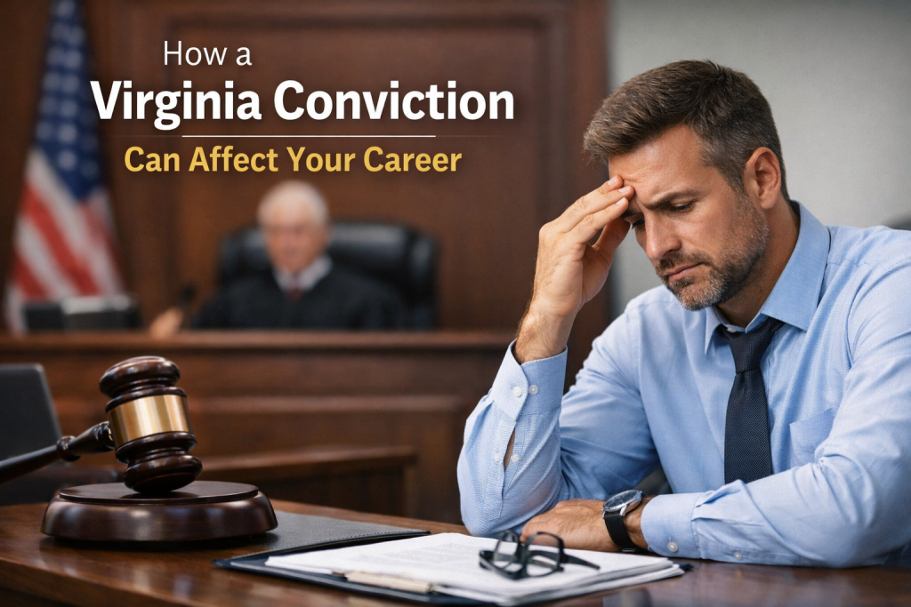 How a Virginia Conviction Can Affect Your Career - Virginia criminal conviction professional license