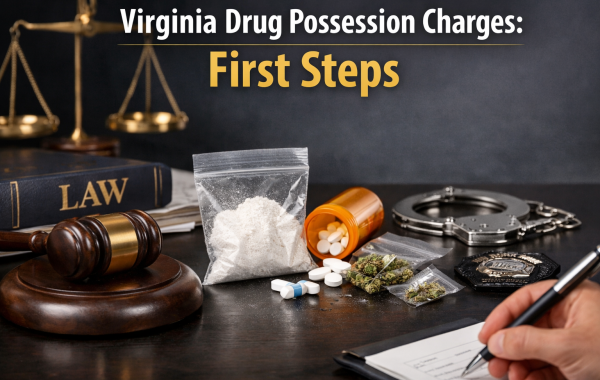 Virginia Drug Possession Charges: First Steps - Virginia drug possession charges