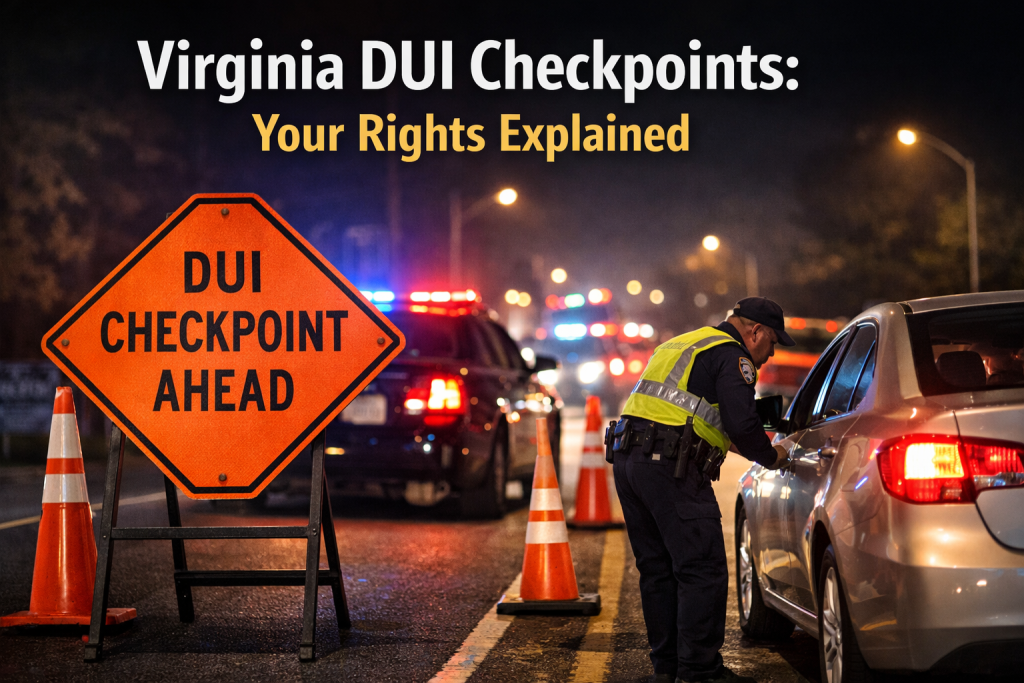 Virginia DUI Checkpoints: Your Rights Explained - Virginia DUI checkpoints