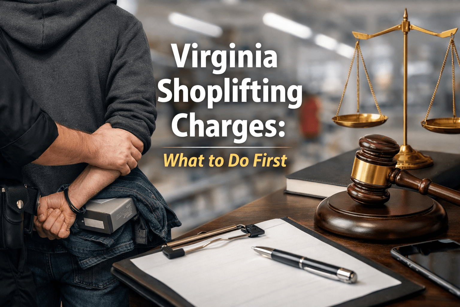 Virginia Shoplifting Charges: What to Do First - Virginia shoplifting charges