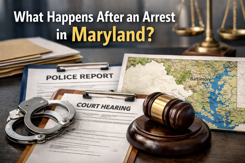 What Happens After an Arrest in Maryland? - what happens after an arrest in Maryland