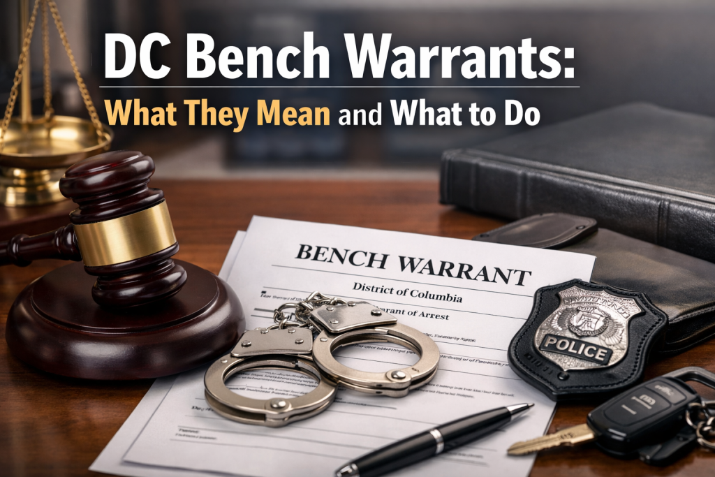 DC Bench Warrants: What They Mean and What to Do - bench warrant Washington DC