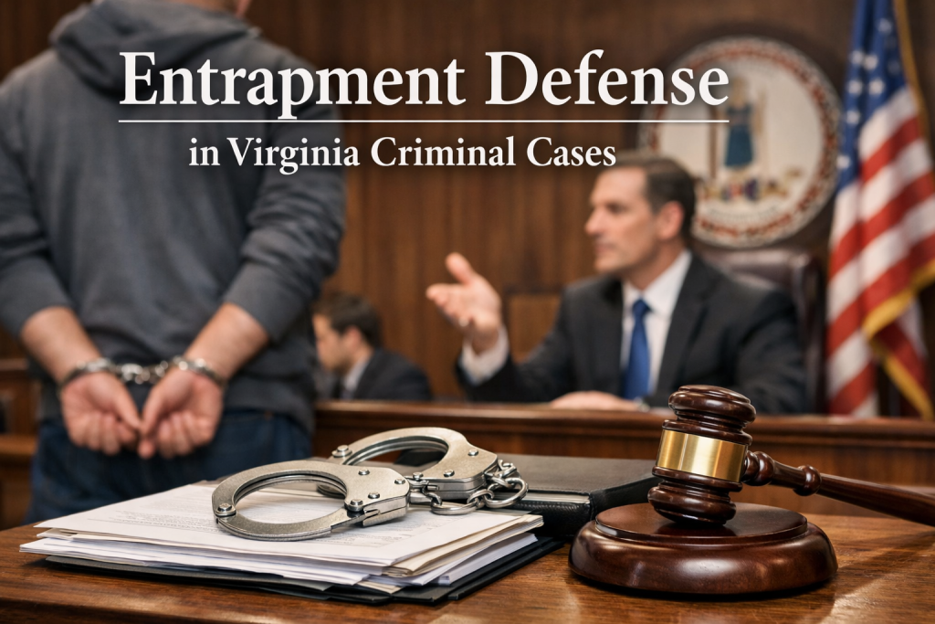 Entrapment Defense in Virginia Criminal Cases - entrapment defense in Virginia