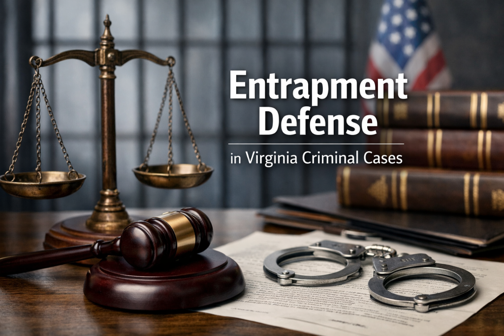 Entrapment Defense in Virginia Criminal Cases - entrapment defense in Virginia