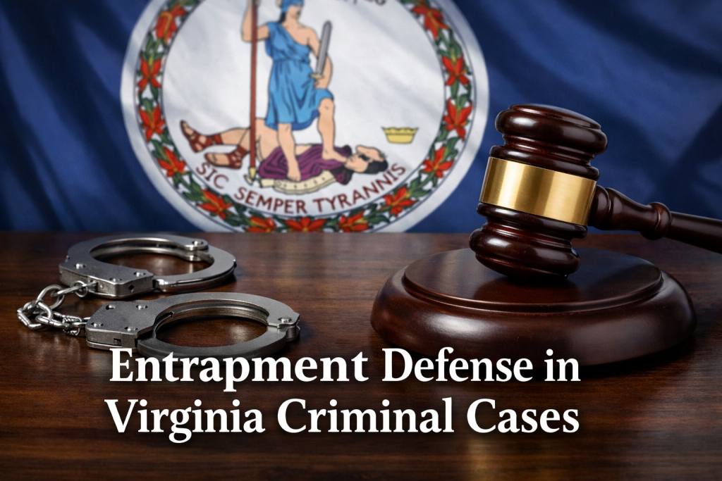 Entrapment Defense in Virginia Criminal Cases - entrapment defense in Virginia