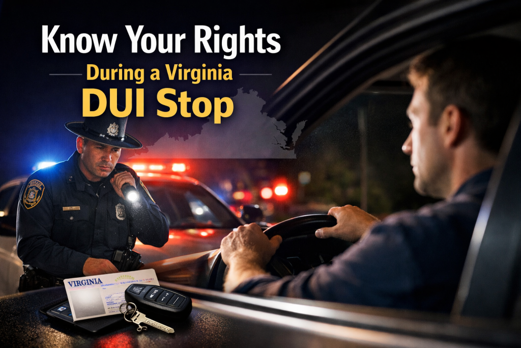 Know Your Rights During a Virginia DUI Stop - Virginia DUI stop rights