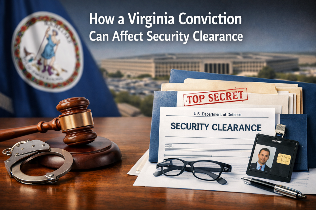 How a Virginia Conviction Can Affect Security Clearance - Virginia criminal conviction security clearance