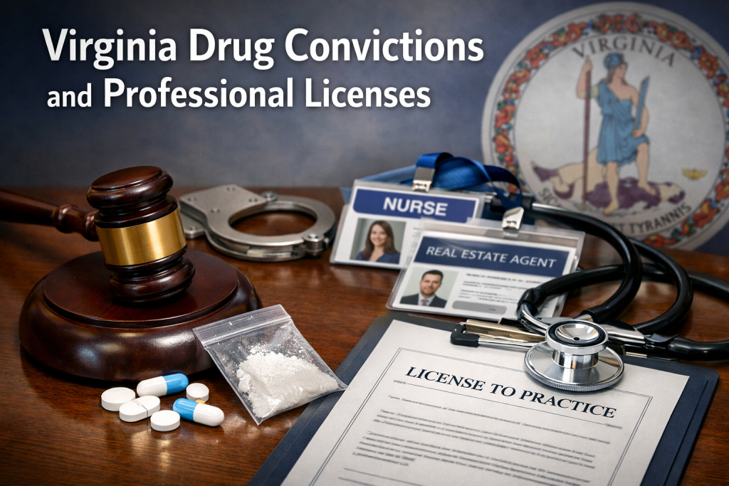 Virginia Drug Convictions and Professional Licenses - Virginia drug conviction professional license