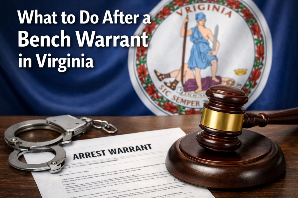 What to Do After a Bench Warrant in Virginia - bench warrant in Virginia