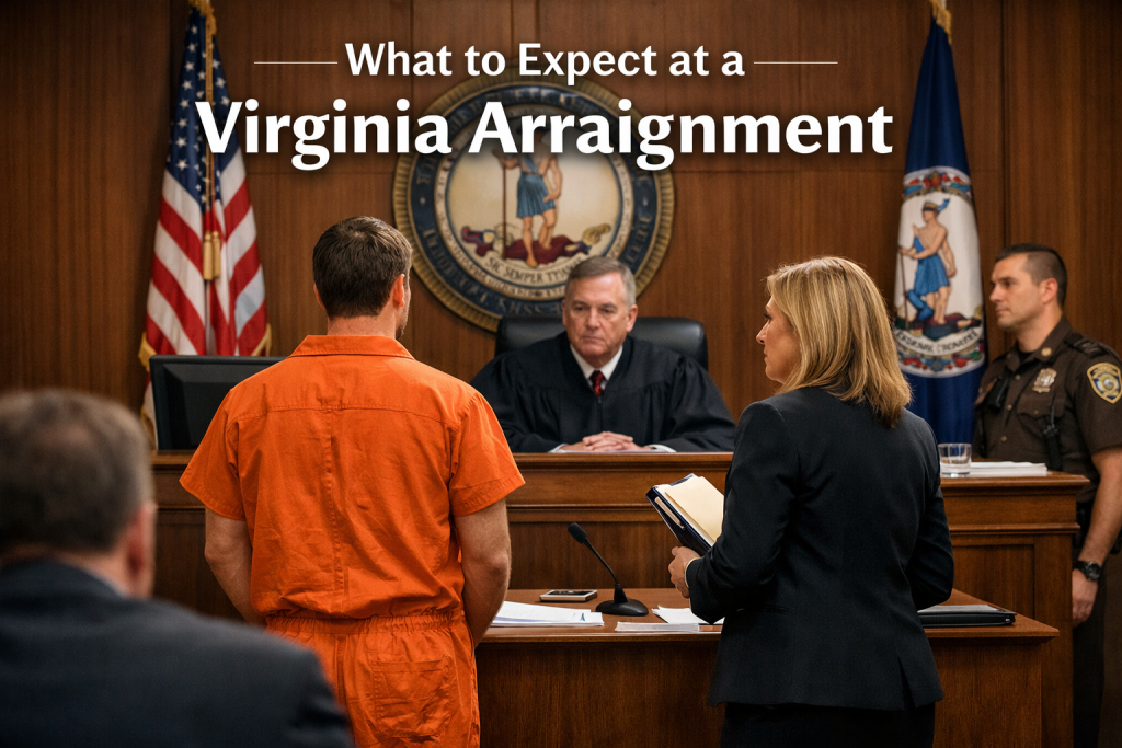 What to Expect at a Virginia Arraignment - Virginia arraignment